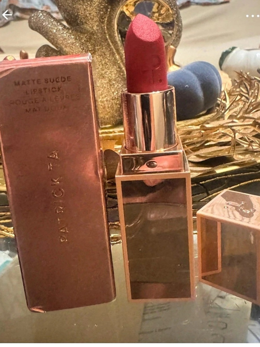 Patrick Ta Major Headlines Matte Suede Lipstick Pink She’s Hard to Get
